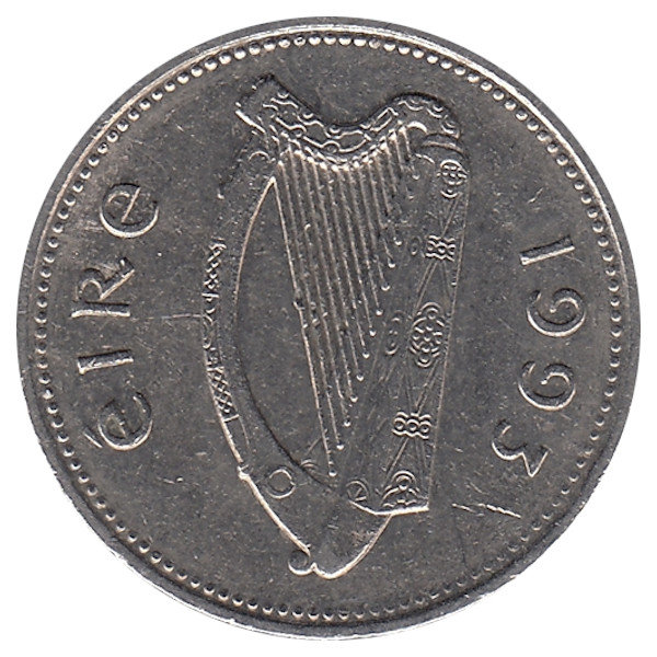 Ирландия 10 пенсов 1993 год