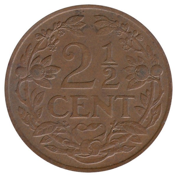 Кюрасао 2 ½ цента 1948 год