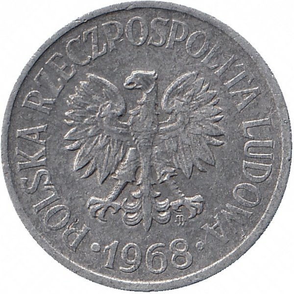 Польша 20 грошей 1968 год