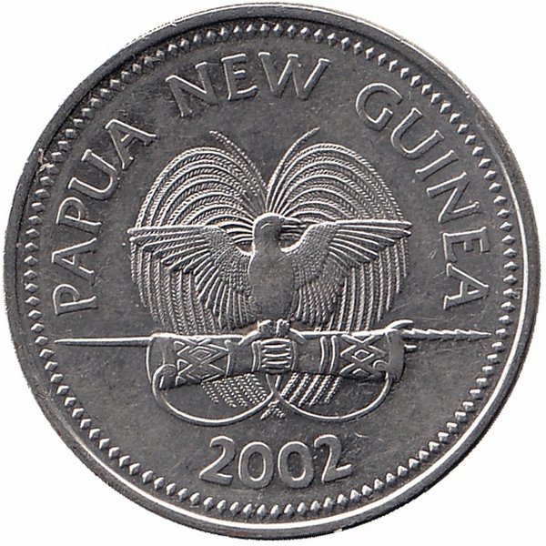 Папуа - Новая Гвинея 10 тойя 2002 год