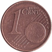 Германия 1 евроцент 2011 год (G)