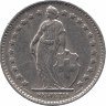 Швейцария 1 франк 1969 год