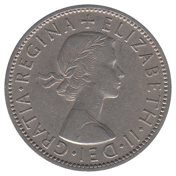 Великобритания 2 шиллинга 1957 год
