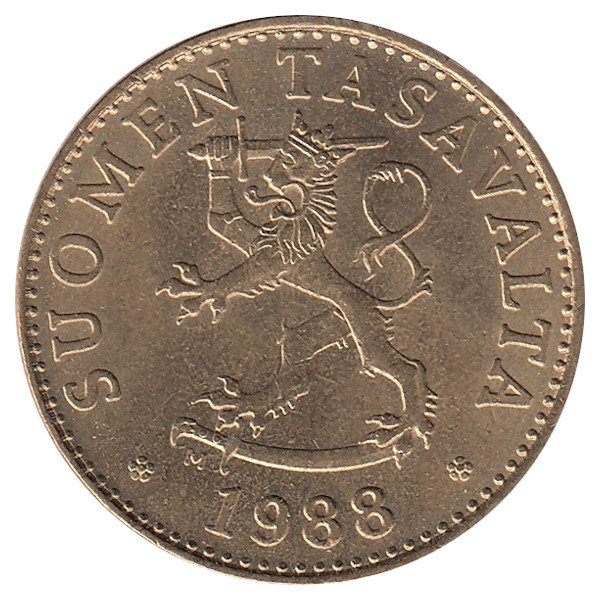 Финляндия 50 пенни 1988 год (UNC)
