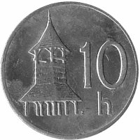 Словакия 10 геллеров 2001 год