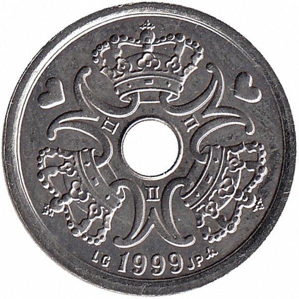 Дания 1 крона 1999 год