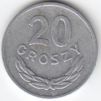 Польша 20 грошей 1976 год