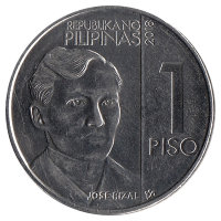 Филиппины 1 песо 2018 год