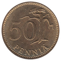 Финляндия 50 пенни 1990 год (XF)