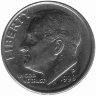 США 10 центов 1998 год (P)