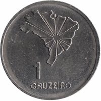 Бразилия 1 крузейро 1972 год (aUNC)