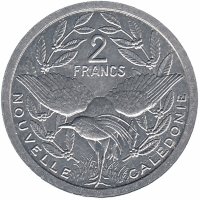 Новая Каледония 2 франка 1983 год (XF)