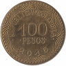 Колумбия 100 песо 2016 год