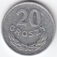 Польша 20 грошей 1979 год