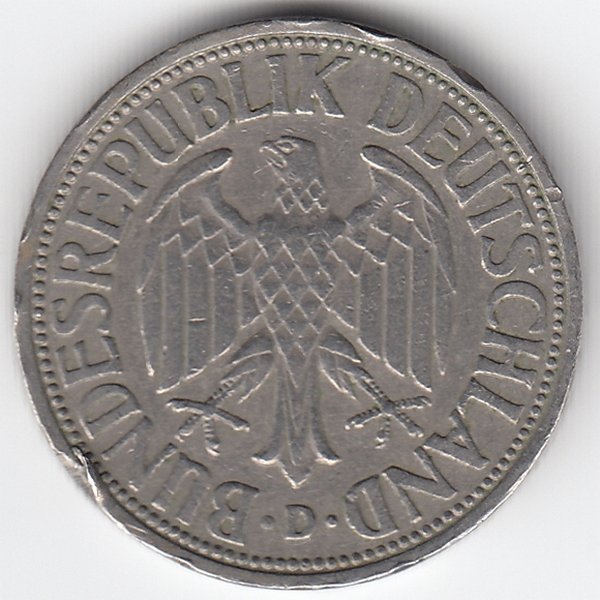 ФРГ 1 марка 1950 год (D)