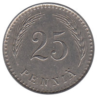 Финляндия 25 пенни 1936 год