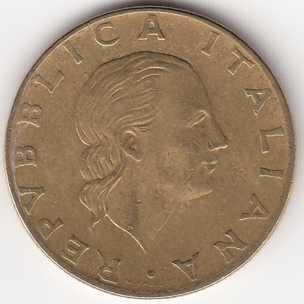 Италия 200 лир 1980 год