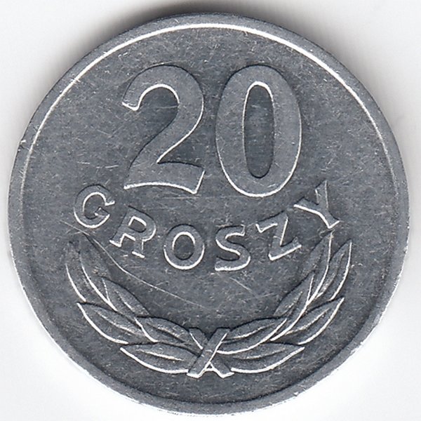 Польша 20 грошей 1981 год