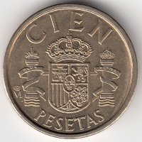 Испания 100 песет 1986 год 