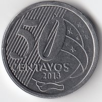 Бразилия 50 сентаво 2013 год