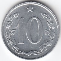Чехословакия 10 геллеров 1971 год