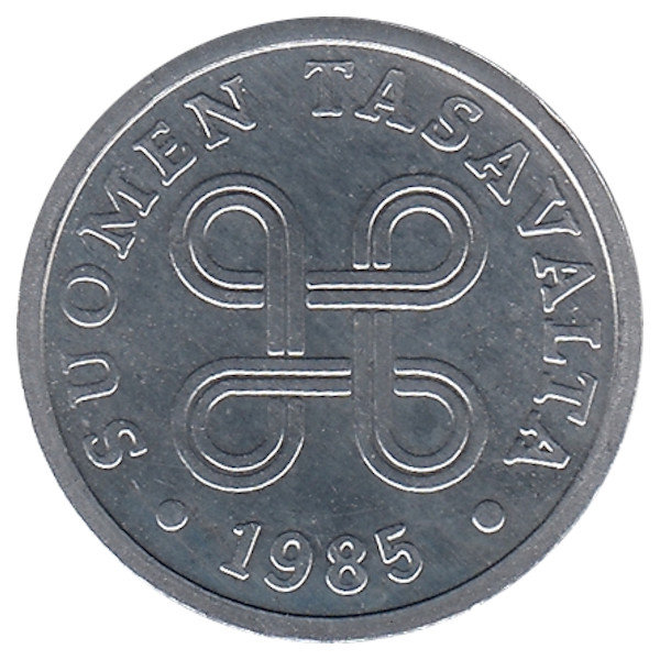 Финляндия 5 пенни 1985 год (UNC)