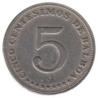 Панама 5 сентесимо 1968 год