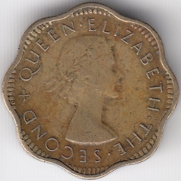 Шри-Ланка 2 цента 1955 год