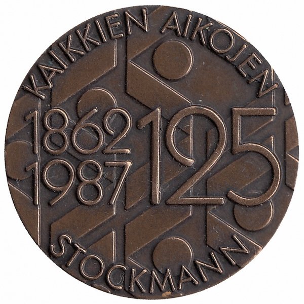 Финляндия памятный жетон «STOCKMAN» 1987 год