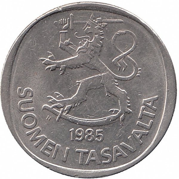 Финляндия 1 марка 1985 год