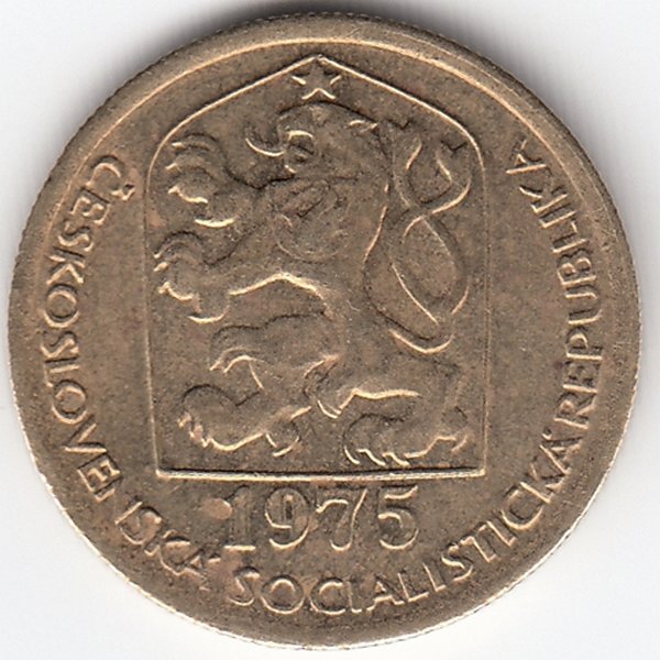 Чехословакия 20 геллеров 1975 год