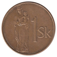 Словакия 1 крона 2005 год