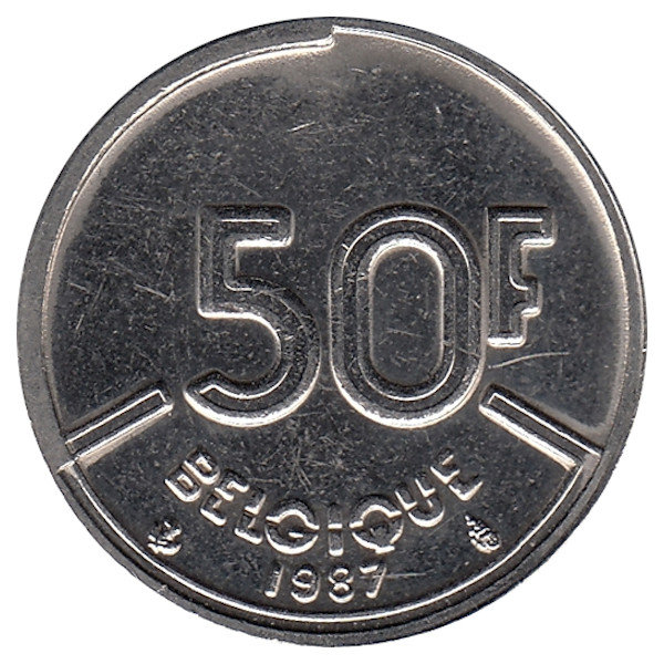 Бельгия (Belgique) 50 франков 1987 год