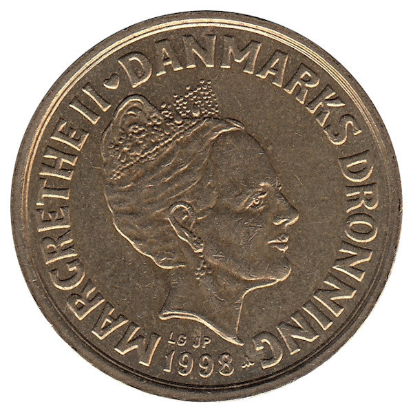 Дания 20 крон 1998 год