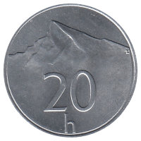 Словакия 20 геллеров 2000 год (UNC)