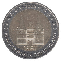 Германия 2 евро 2006 год (G)