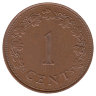 Мальта 1 цент 1972 год