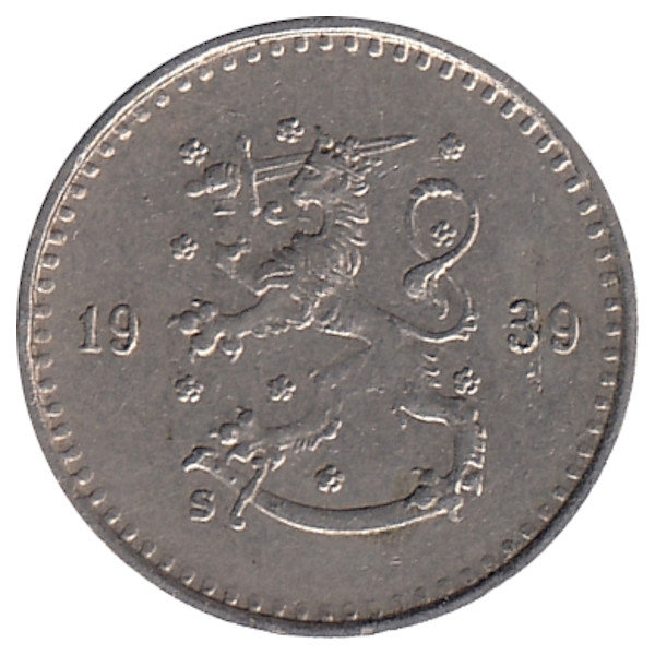 Финляндия 25 пенни 1939 год