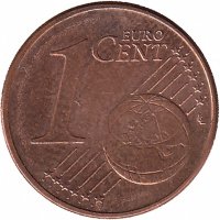 Германия 1 евроцент 2011 год (F)