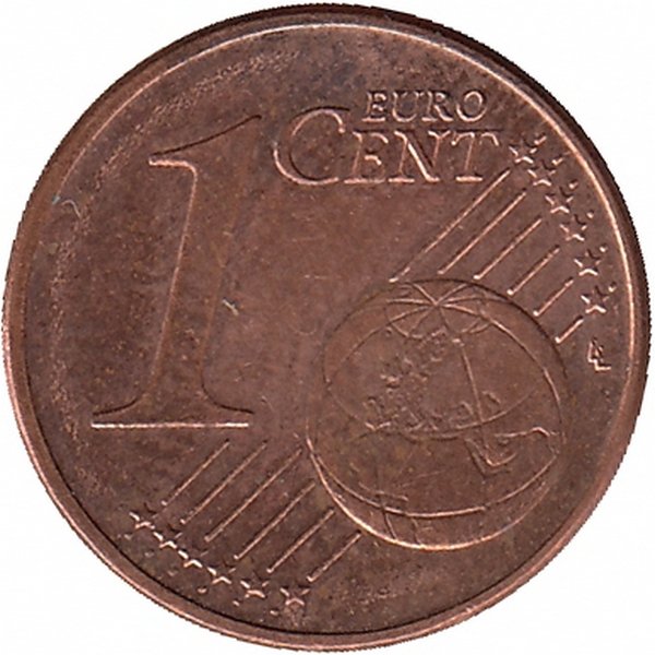 Германия 1 евроцент 2011 год (F)
