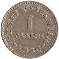 Эстония 1 марка 1926 год