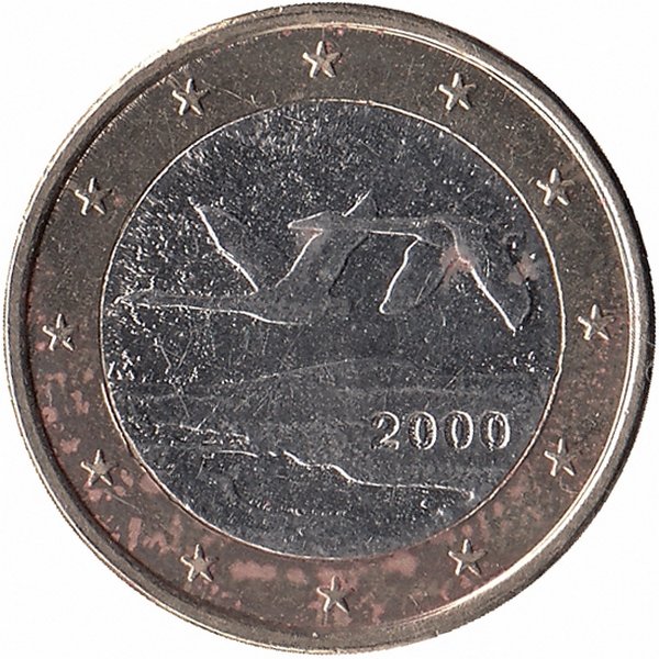 Финляндия 1 евро 2000 год