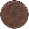 США 1 цент 2007 год (D)