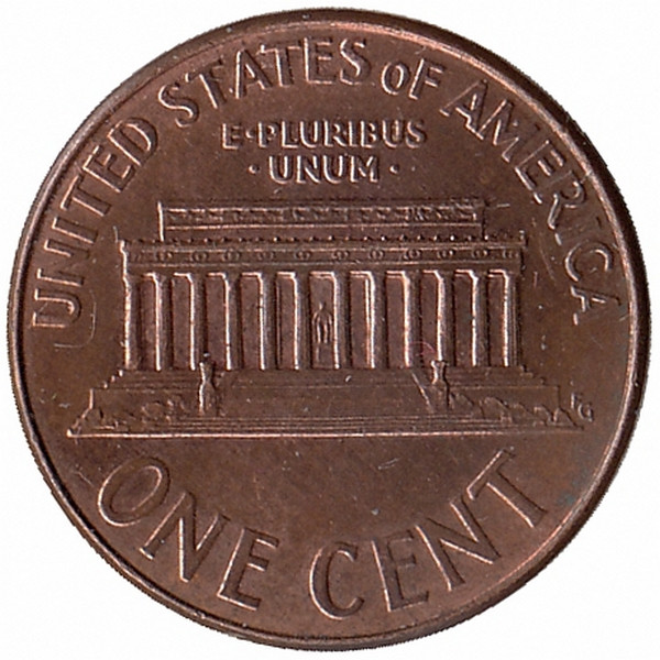 США 1 цент 2007 год (D)