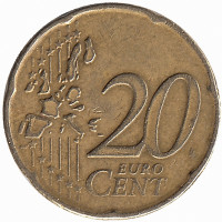 Греция 20 евроцентов 2002 год