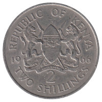 Кения 2 шиллинга 1966 год