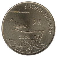 Финляндия 5 евро 2006 год (BU)
