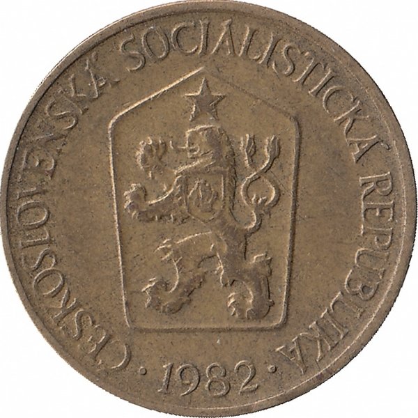Чехословакия 1 крона 1982 год