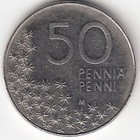 Финляндия 50 пенни 1992 год