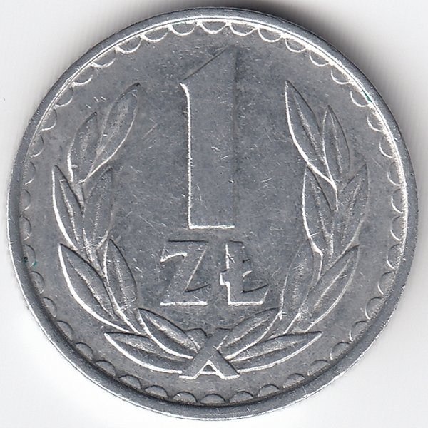 Польша 1 злотый 1983 год